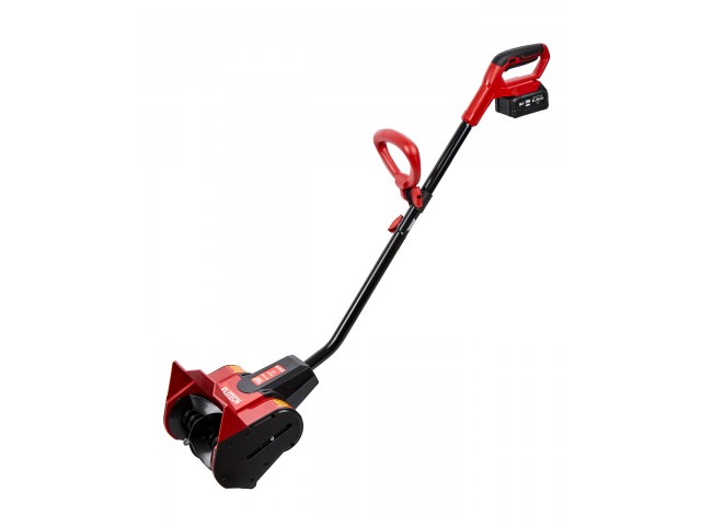 Снегоуборщик аккумулятоный Elitech СЛ 2030АК 20В, 4,0 Ач ширина 35см дальность выброса снега 7,6м