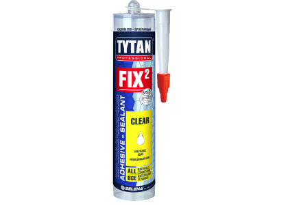 Клей-герметик TYTAN Professional Fix2 Clear прозрачный 290 мл
