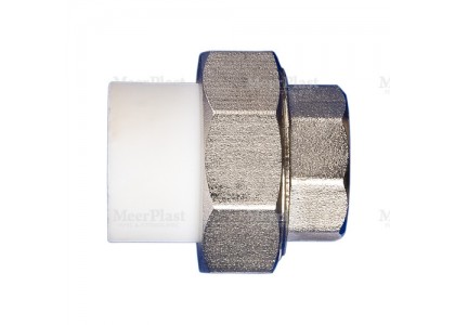 Муфта полипропиленовая PP-R комб. D25x1/2 ВР разъем