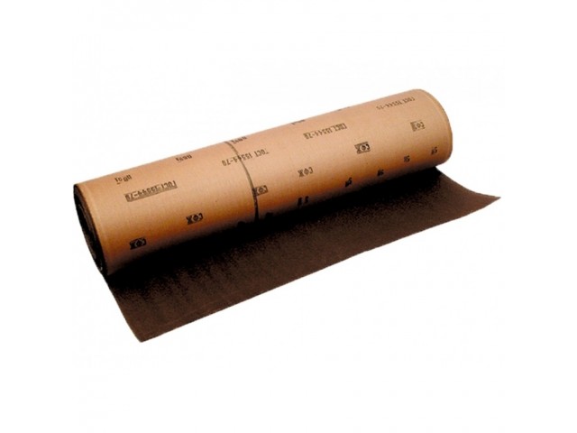 Шкурка шлифовальная в рулоне 16-Н (P80), 800 мм х 30 м, на тканевой основе, Россия (БАЗ)