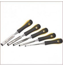 Набор стамесок с двухкомпонентными ручками, 6/10/12/16/20 мм, 5 шт, Stayer