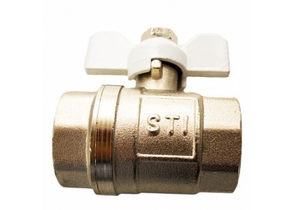 Кран шаровой STI D160-02805 ДУ20 ВР/ВР бабочка