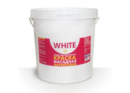 Краска для фасадов WHITE 30 кг 