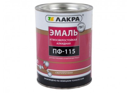 Эмаль ПФ-115 Лакра желтый 2,8 кг Л-С