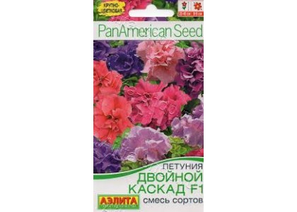 Петуния Двойной каскад F1  смесь махровая 5шт (Аэлита)  