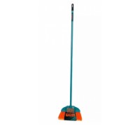 Щетка для пола пластиковая 290мм высокий ворс с черенком Sibir