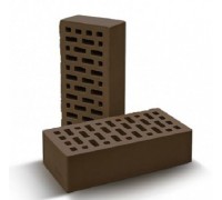 Кирпич Облицовочный М-125 пустотность 38% шоколад ГОСТ-530-2012 (1поддон-480шт)