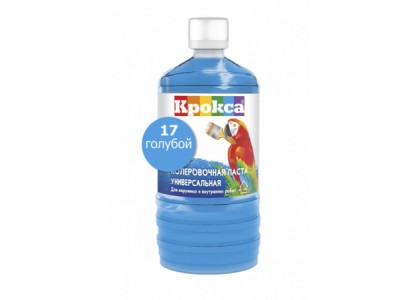 Паста колеровочная Крокса 17 голубой 0,1 л