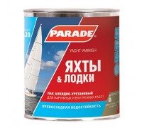 Лак яхтный алкидно-уретановый матовый Лакра PARADE L20 Яхты&Лодки 2,5 кг