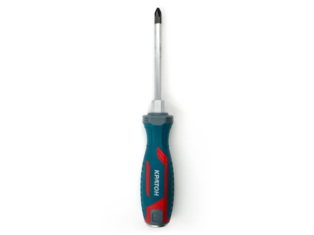 Отвертка Кратон PRO SERIES ударная (S2) PH2х100 S2