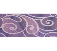 Декор Arabeski purple decor 01 250х600 мм (1,2м2/упак)