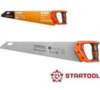 Ножовка по дереву 500 мм, 4TPI, каленый зуб, двухкомпонентная ручка, Startul Master