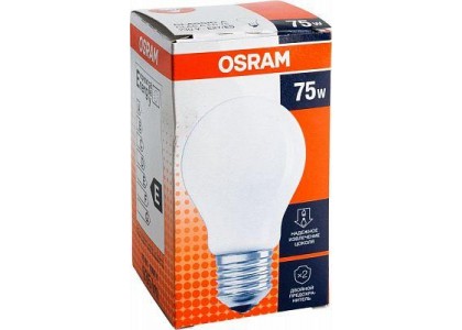 Лампа накаливания 75Вт криптоновая Е27 OSRAM