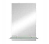 Зеркало с полкой прямоугольное 400х300мм 6307