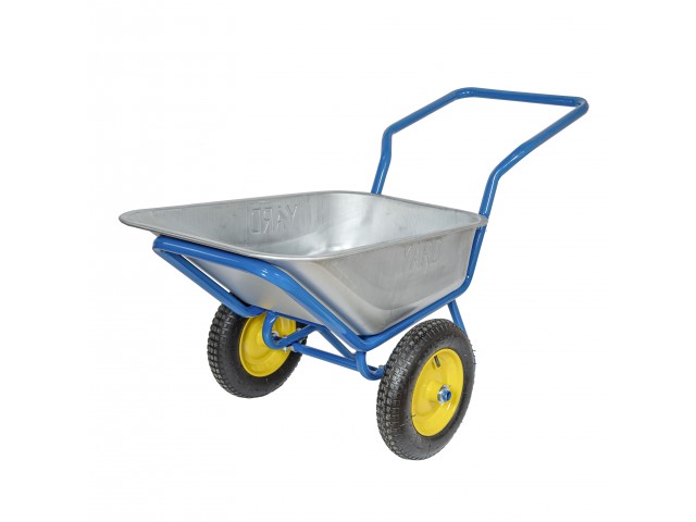 Тачка строительная 2-колесная грузоподъемность 260кг объём 110л Yard