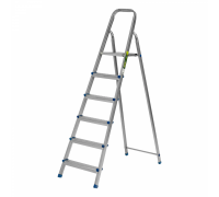 Стремянка  6 ступеней, стальная, оцинкованная, Сибртех