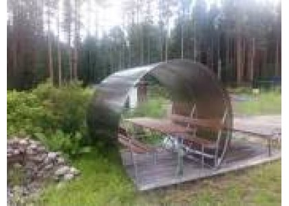 Беседка сборная Бочонок 2х2х2,1м (каркас с комплектующими+поликарбонат)