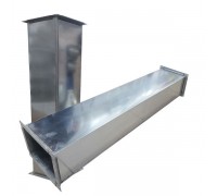 Воздуховод оцинкованный прямоугольный 100*150*2500мм