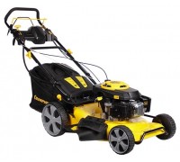 Газонокосилка бензиновая Champion LM5346Е самоходная 6л/с 530мм 70л электростартер 41кг