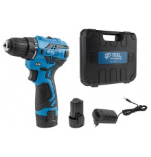 Дрель-шуруповерт АКБ BULL SR 1203 бесщеточный 12 В
