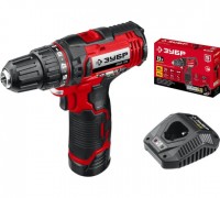 Дрель-шуруповерт АКБ Зубр С1-12 12 В