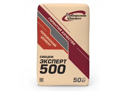 Цемент Топкинский Эксперт 500 ЦЕМ I 42,5 Б* мешок 50кг (30)