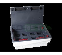 Люк на 8 постов 45х45мм металл/пластик с пластиковой коробкой IP 40