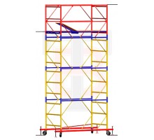 Вышка-тура ВСП 250/1.2: 5,2м - 3,9м (1 базовый блок (в сборе) + 3 секции (в сборе) + стабилизаторы)