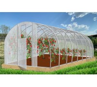 Теплица Кормилица 4х3х2,1м Суперусиленная, неокрашенная, 2 двери