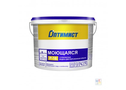Краска ВД моющаяся Оптимист P-16 7 кг