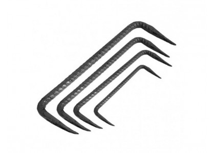 Скоба строительная 6х200х70 мм кованая