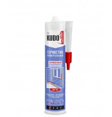Герметик KUDO силиконовый универсальный бесцветный 280 мл 