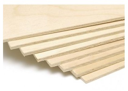 Фанера березовая ФК 1525х1525х8мм (2,32 м2) сорт 4/4