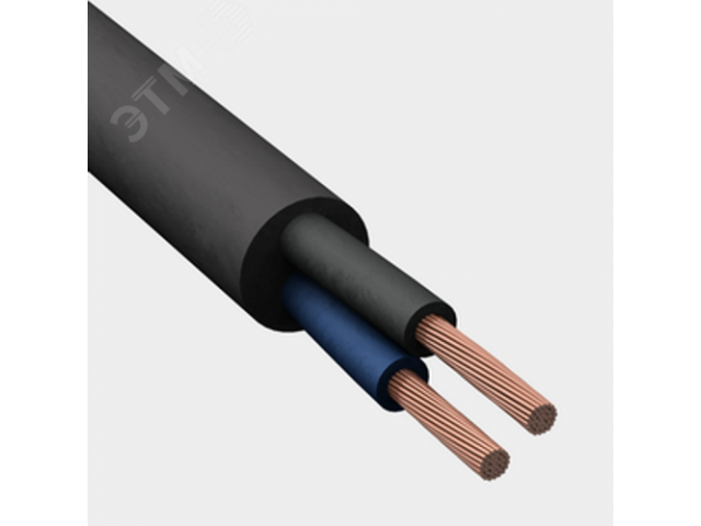 Кабель силовой медный КГтп-ХЛ 2х2,5 