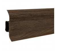 Плинтус ПВХ Line Plast L044 Дуб капучино L=2,5м  мягк.к (1 уп-40 шт)