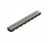 Лоток водоотводный S'park ЛВ-10.14.07-ПП пластиковый с пластиковой решеткой кл. А (комплект) 08818