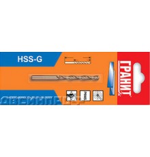 Сверло  6,0 мм х 57/93 мм по металлу HSS-G , Гранит