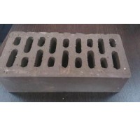 Кирпич Облицовочный М-125 одинарный, шоколадный оттенок F-50 (1 пал.-270шт) 25*12*6,5