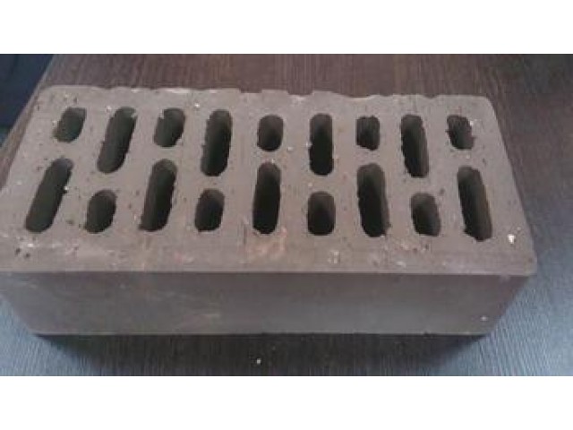 Кирпич Облицовочный М-125 одинарный, шоколадный оттенок F-50 (1 пал.-270шт) 25*12*6,5