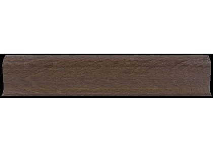 Плинтус ПВХ Line Plast L042 Орех L=2,2м  мягк.к (1 уп-40 шт)