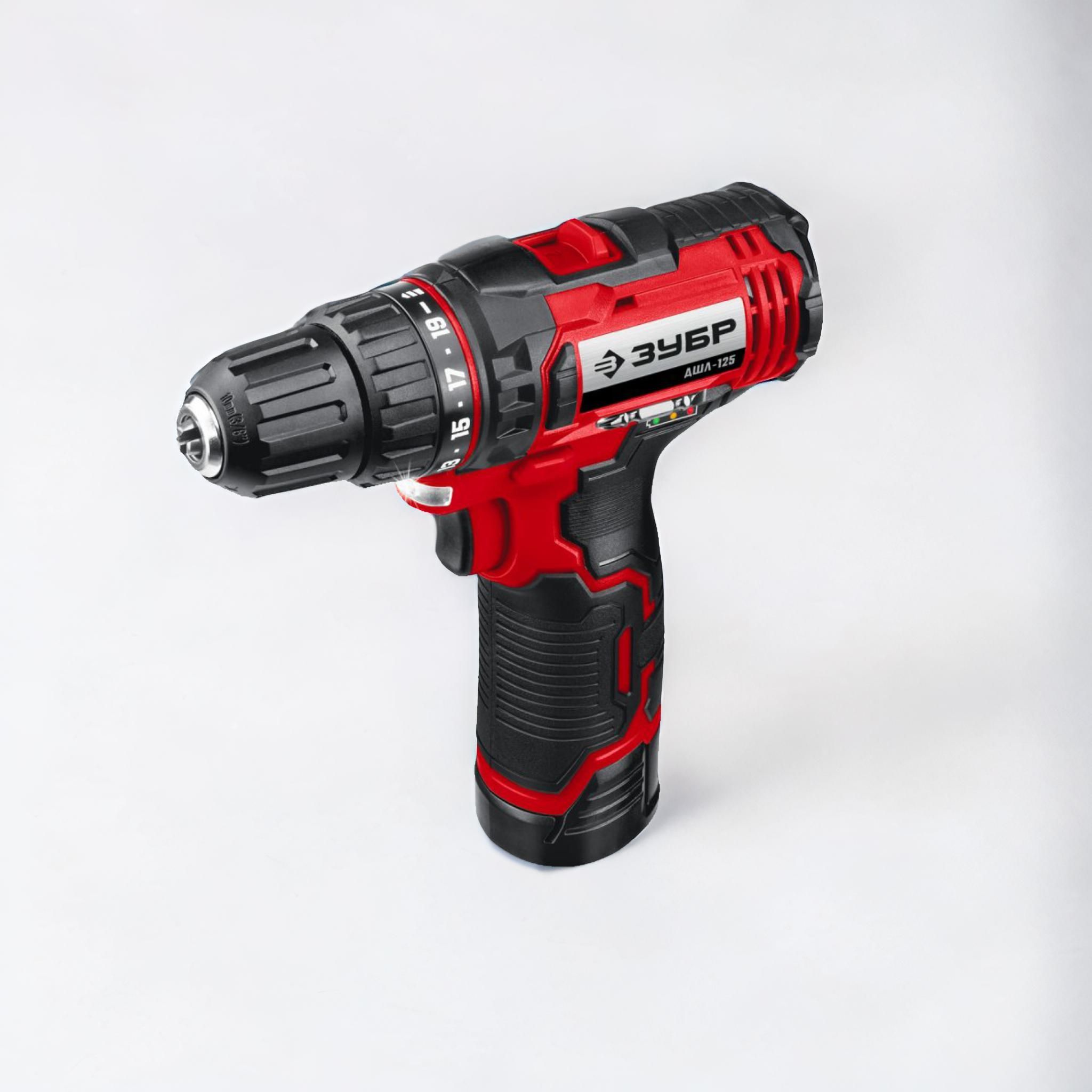 Дрель-шуруповерт АКБ Зубр С1-12, Li-ion 12В