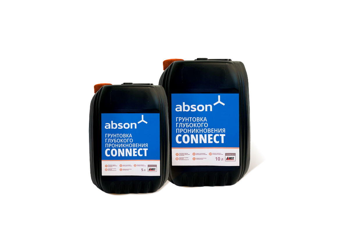 Грунтовка Abson CONNECT 10,8 л глубокого проникновения -40 С 5 циклов (канистра)

