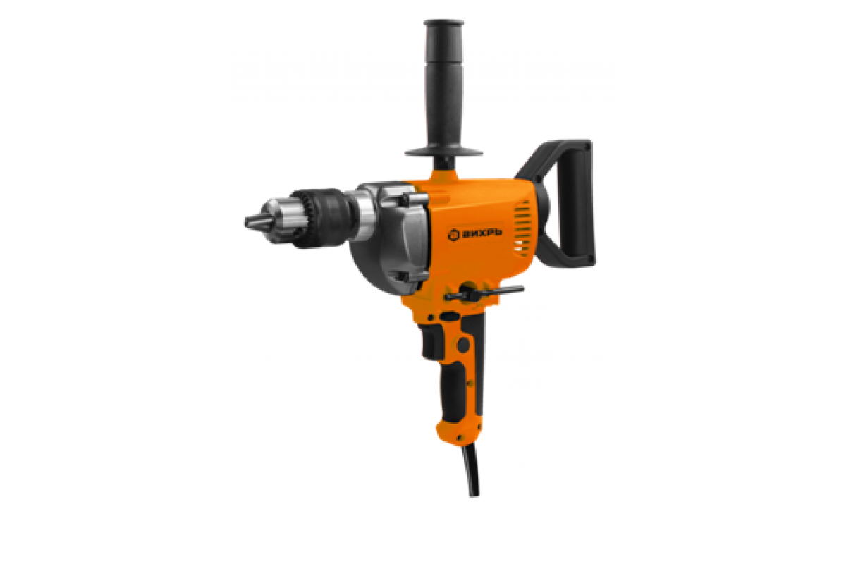 Дрель-миксер Вихрь Д-1000M, 1000 Вт, 1 скорость, патрон 1,5-16 мм, 0-850 об/мин