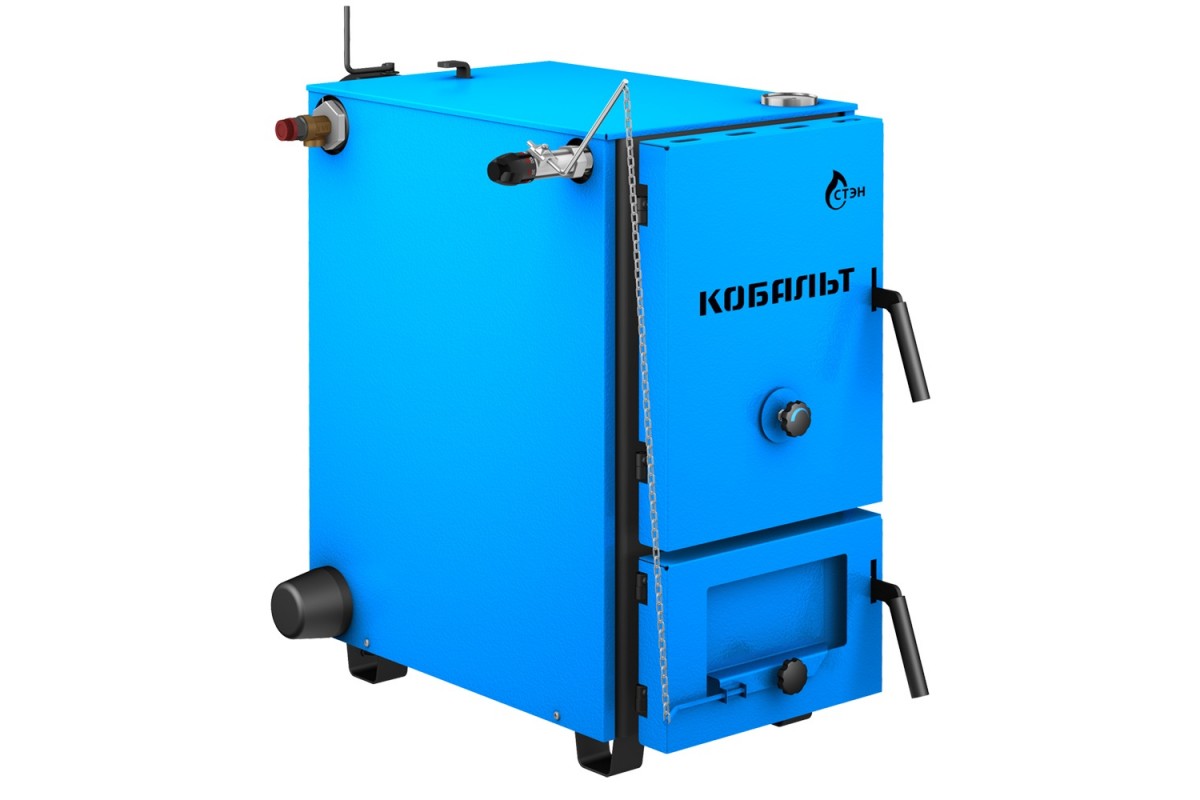 Котел твердотопливный водогрейный СТЭН Кобальт 15кВт